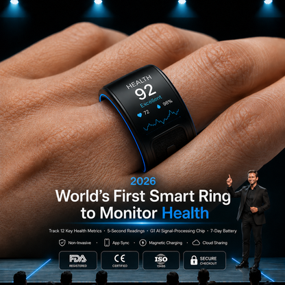 2026 Tiworld™ G1 Smart Ring | All-in-One Health & Wellness Tracking