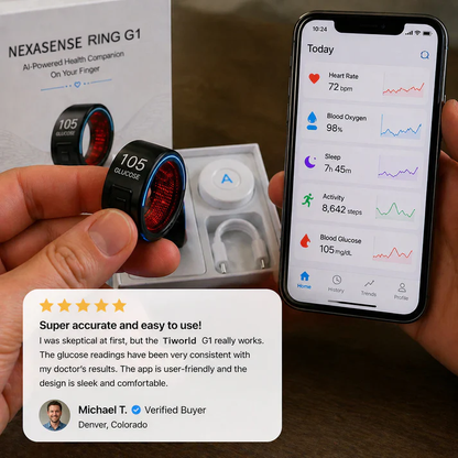 2026 Tiworld™ G1 Smart Ring | All-in-One Health & Wellness Tracking