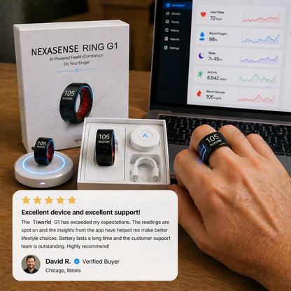 2026 Tiworld™ G1 Smart Ring | All-in-One Health & Wellness Tracking