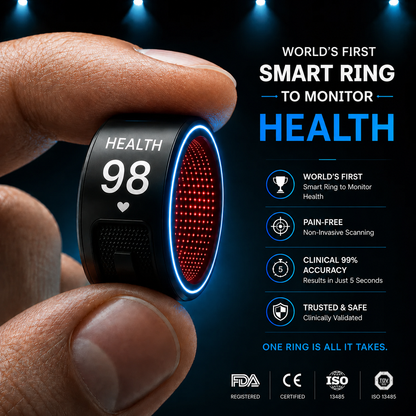 2026 Tiworld™ G1 Smart Ring | All-in-One Health & Wellness Tracking