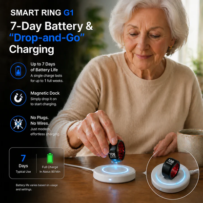 2026 Tiworld™ G1 Smart Ring | All-in-One Health & Wellness Tracking